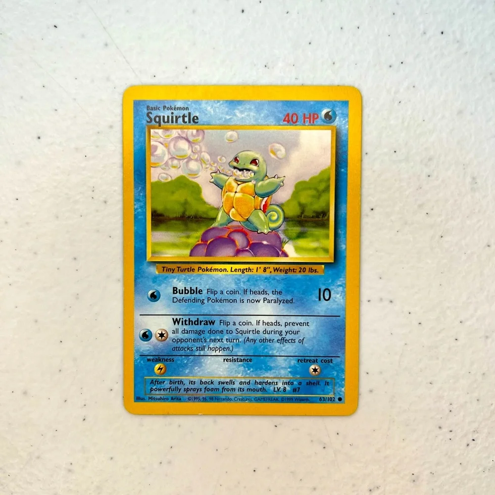 1999 squirtle pokemon card 1999 POKEMON JAPANESE SQUIRTLE DECK ARCANINE AUTOGRAPH KAGEMARU HIMENO –  lowpopping